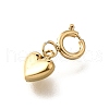 Heart 304 Stainless Steel Pendant Decorations STAS-H202-12G-02-2