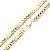 Men's 201 Stainless Steel Cuban Link Chain Necklace NJEW-N050-A06-7-50G-2