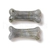 Natural Gray Labradorite Dog Bone Shape Sculptures DJEW-G033-01A-05-2
