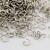 Tarnish Resistant 304 Stainless Steel Open Jump Rings STAS-N015-03-6x1mm-2