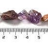 Raw Rough Natural Purple Lodolite Quartz Beads Strands G-P528-B06-02-4