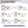 240Pcs 12 Styles Open Jump Rings KK-LP0001-35-2