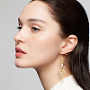 BENECREAT 8Pcs Brass Micro Pave CLear Cubic Zirconia Pendant
s FIND-BC0013-56-6