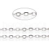 Tarnish Resistant 304 Stainless Steel Cable Chains CHS-L024-018P-1