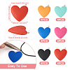 24Pcs 6 Colors Opaque Resin Pendants CRES-TA0001-20-4