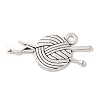 Yarn Tibetan Style Zinc Alloy Pendants TIBEP-R334-174AS-RS-1