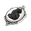 Gothic Style Alloy with Resin Pendants FIND-Z015-03A-2