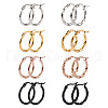 Stainless Steel Hoop Earrings STAS-TA0001-23B-8