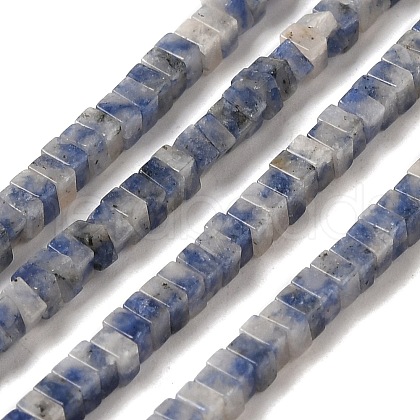 Natural Blue Spot Jasper Beads Strands G-N342-82-1