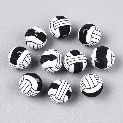 Handmade Polymer Clay Beads CLAY-N014-02A-07-1