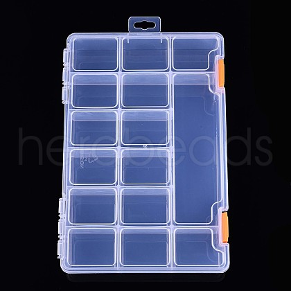 Rectangle Polypropylene(PP) Bead Storage Container CON-N014-01-1