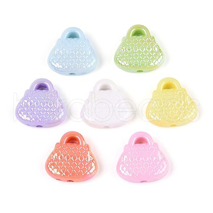 UV Plating Opaque Acrylic Pendants OACR-T028-62-1