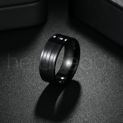 304 Stainless Steel Enamel Finger Rings for Men FS-WGADAB4-06-1