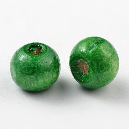 Natural Wood Beads TB10mmY-5-1