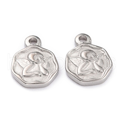 Non-Tarnish 304 Stainless Steel Pendants STAS-O145-24B-P-1