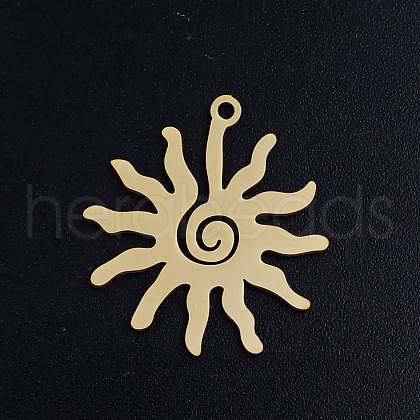 Ion Plating(IP) 304 Stainless Steel Pendants A-STAS-S105-JN382-2-1