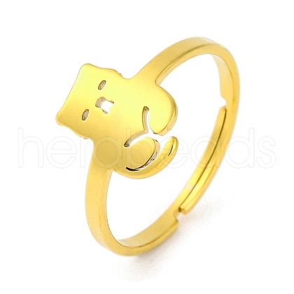 201 Stainless Steel Adjustable Rings for Women RJEW-D082-02E-1