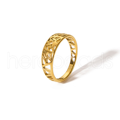 Hollow Design Stainless Steel Ring NC4240-1-1