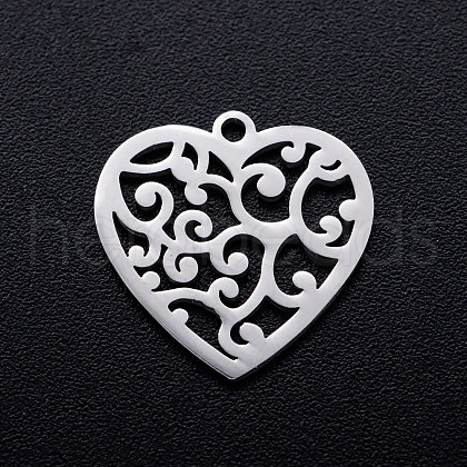 Non-Tarnish 201 Stainless Steel Pendants STAS-T046-JN254-1-1