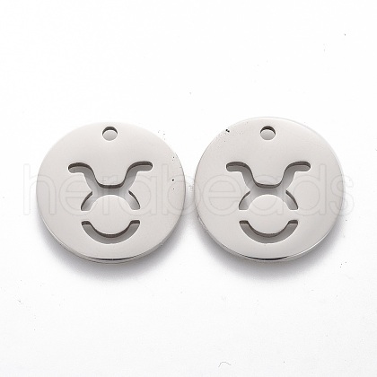 Tarnish Resistant 201 Stainless Steel Pendants STAS-Z001-B-07P-1