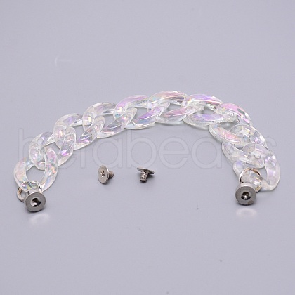 Acrylic Beads Phone Case Chain AJEW-WH0235-11-1