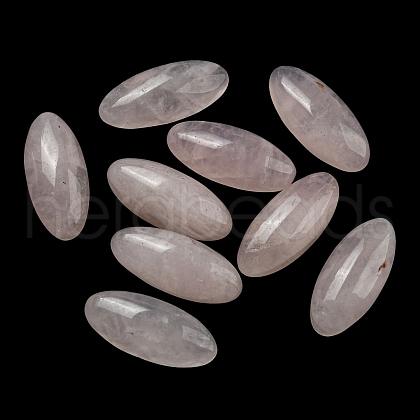 Natural Rose Quartz Cabochons G-B050-24A-1