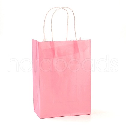 Pure Color Kraft Paper Bags AJEW-G020-A-11-1