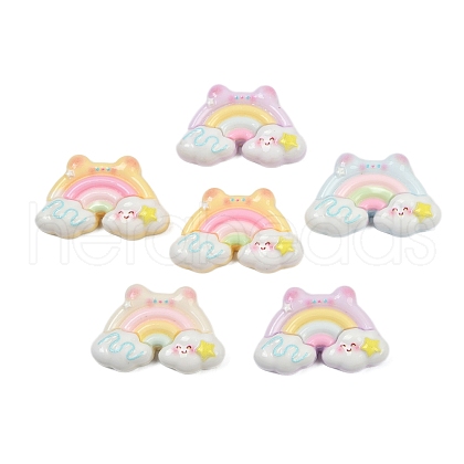 Oapque Resin Cabochons FIND-Z077-11-1