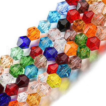 Transparent Glass Beads Strands EGLA-A039-T4mm-D29-1