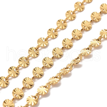 Ion Plating(IP) 304 Stainless Steel Flower Link Chains STAS-B041-08G-1