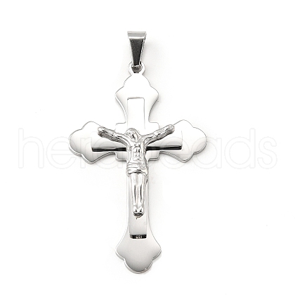 304 Stainless Steel Big Pendants STAS-R171-01P-1