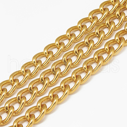 Unwelded Aluminum Curb Chains CHA-S001-108-1