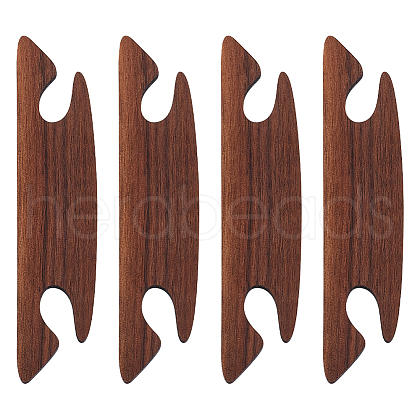 BENECREAT 4Pcs Wood Knitting Loom Shuttles WOOD-BC0001-15-1