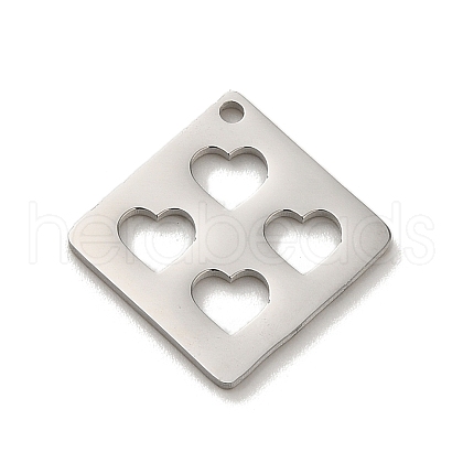 Non-Tarnish 304 Stainless Steel Pendants STAS-O005-19P-1