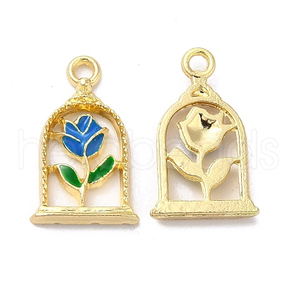 Alloy Enamel Pendants ENAM-D046-13G-03-1