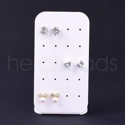 Acrylic Earring Display Stands for 12 Pairs Show ODIS-P008-04B-1
