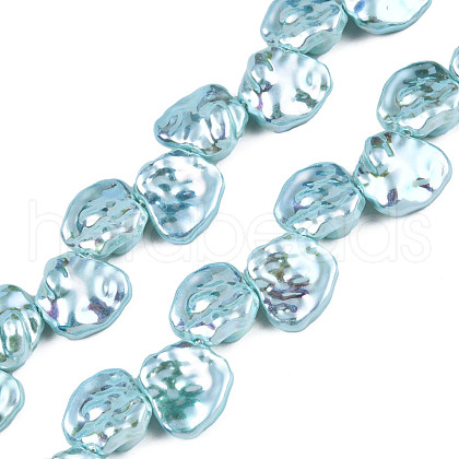 ABS Plastic Imitation Pearl Beads Strands KY-N015-01C-1