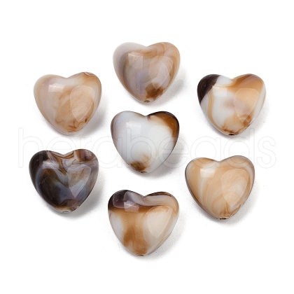 Opaque Acrylic Beads OACR-C022-05-1