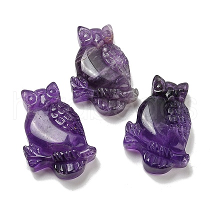 Natural Amethyst Pendants G-M417-08C-1