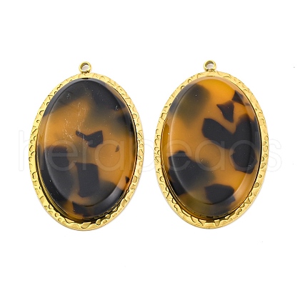 304 Stainless Steel Pendants STAS-V004-06G-05-1