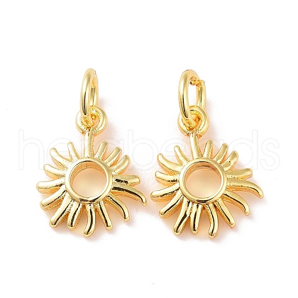 Brass Charms X-KK-G418-24G-1
