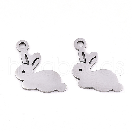 Non-Tarnish 201 Stainless Steel Charms STAS-S081-012-1