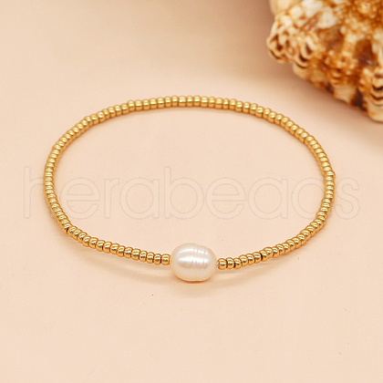 Mother's Day Jewellery Gold Color 11/O TOHO Seed Beadd Strecth Bracelets HR2710-1-1