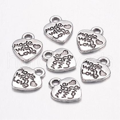 Ideas for Valentines Day Gifts Tibetan Style Alloy Pendants X-LF0004Y-1