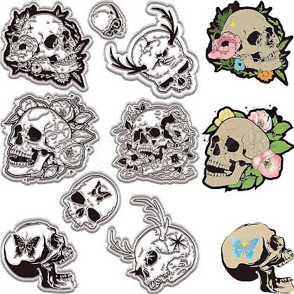Plastic Stamps DIY-WH20018-0040-1
