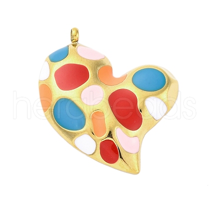 304 Stainless Steel Pendants STAS-V003-01G-01-1