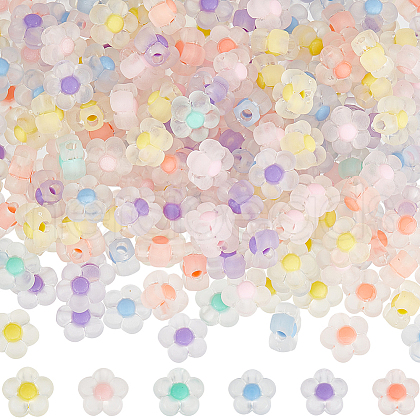 SOFPLATE 300Pcs Transparent Acrylic Beads TACR-SP0001-02-1