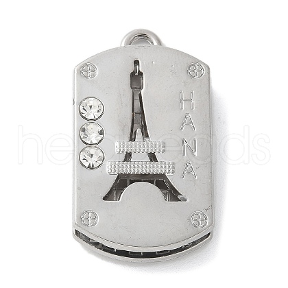 Alloy Rhinestone Pendants PALLOY-D290-24P-03-1