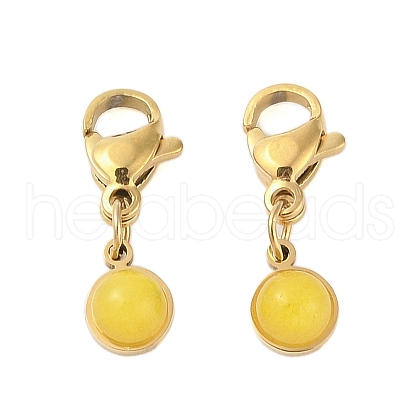 Ion Plating(IP) 316 Surgical Stainless Steel Pendant Decorations STAS-A097-04G-03-1