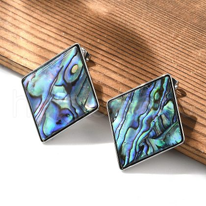 304 Stainless Steel Stud Earrings EJEW-C138-02P-1